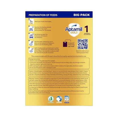 Aptamil Gold Stage 1- 1.2kg Big pack