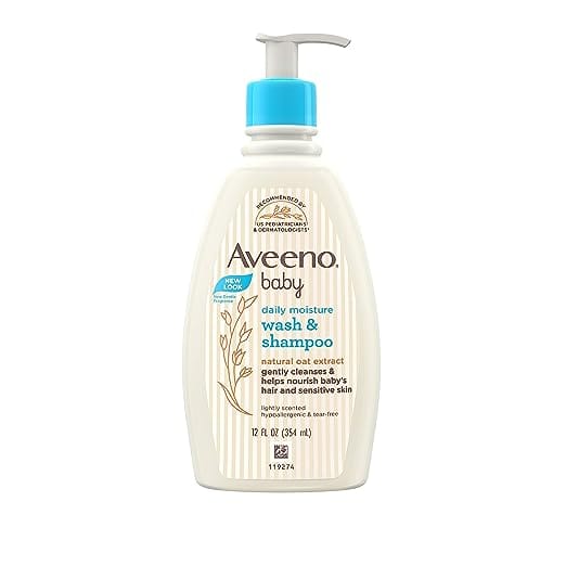 AVEENO BABY DAILY MOISTURE WASH AND SHAMPOO 354 ML