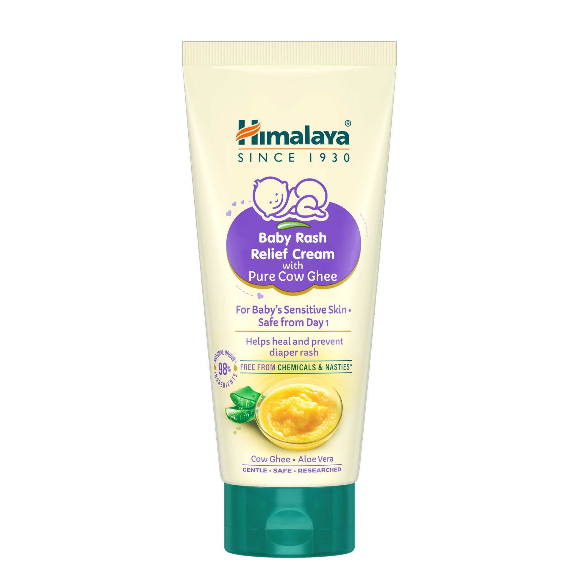 Himalaya Baby Rash relief cream with pure cow ghee (50 ml)