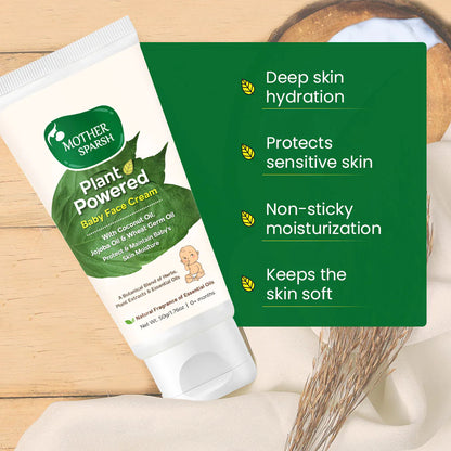 Mother Sparsh Plant Powered Natural Baby Face Cream 50g