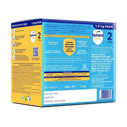 Aptamil Gold Stage 2 (6-12 Months) 1.2kg- Big pack