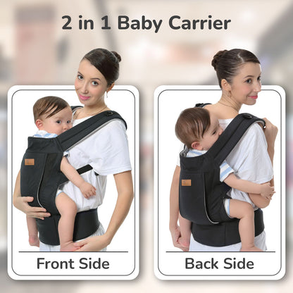 R for Rabbit Comfy Hug Ergo baby carrier Black