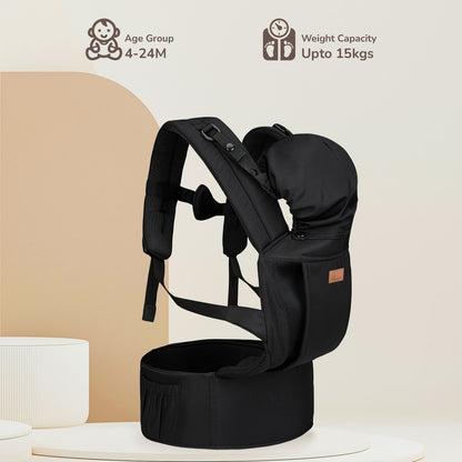 R for Rabbit Comfy Hug Ergo baby carrier Black