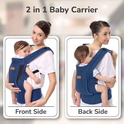 R for Rabbit Comfy Hug Ergo 2-In-1 Baby Carrier Blue