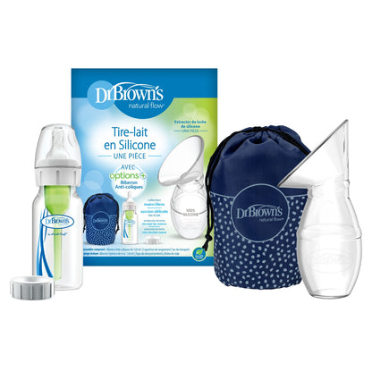 Dr. Brown's One-Piece Silicone Breast Pump With 120 Ml Pp W-N Options+ Baby Bottle