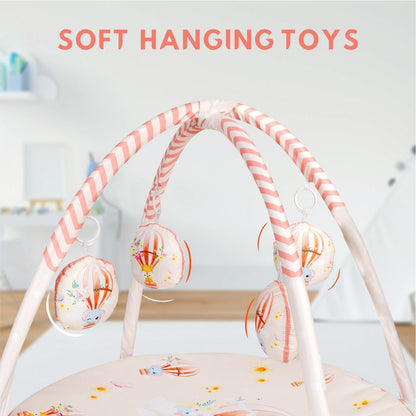 R for Rabbit First Play Cozy Play Gym Elevate Your Baby's Playtime Experience Pink