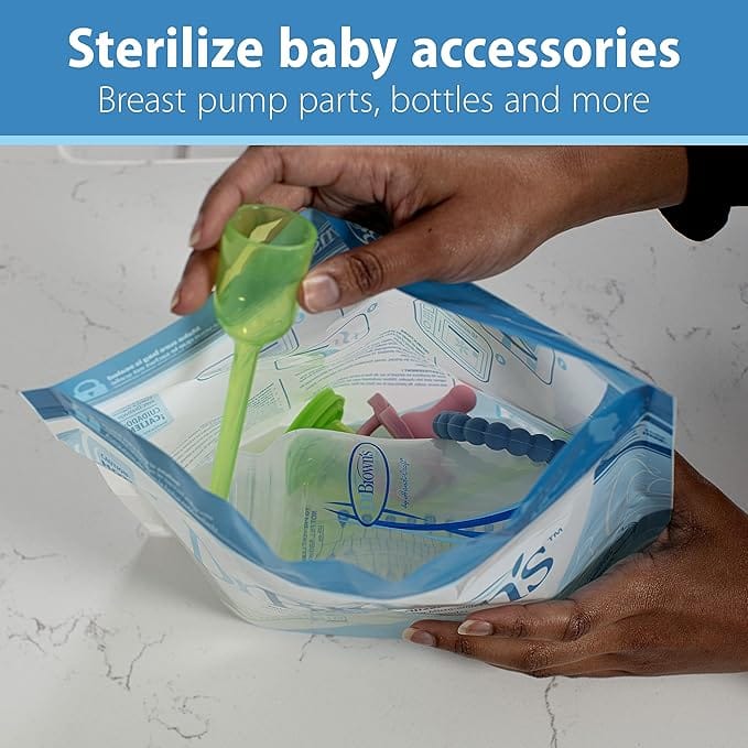Dr. Brown's Microwave Steam Sterilizer Bags, 250 Milliliter