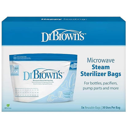 Dr. Brown's Microwave Steam Sterilizer Bags, 250 Milliliter