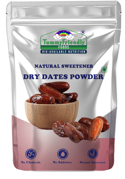 Tummy Friendly Foods Dry Dates Powder from Premium Arabian Dates |Kharek Powder Cereal (200 g)