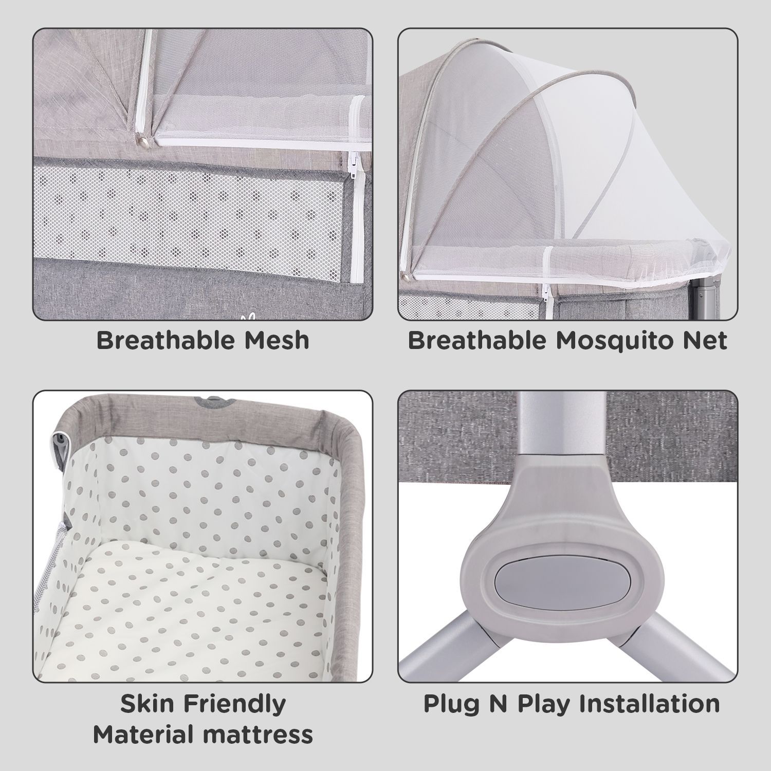 R for Rabbit Hop A Little Baby Cot