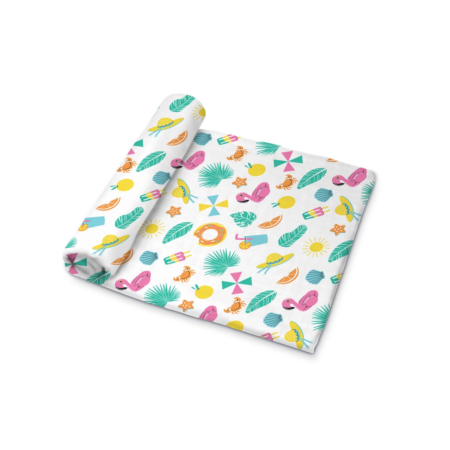 Muslin Swaddle [MS-003] [Smiley Buttons]