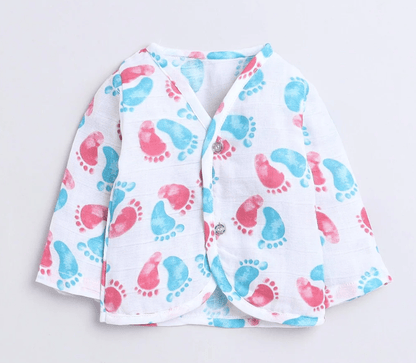 Polka Tots F/S Vest (Jabla) - PTFV-10087 - MULTICOLOR - NB