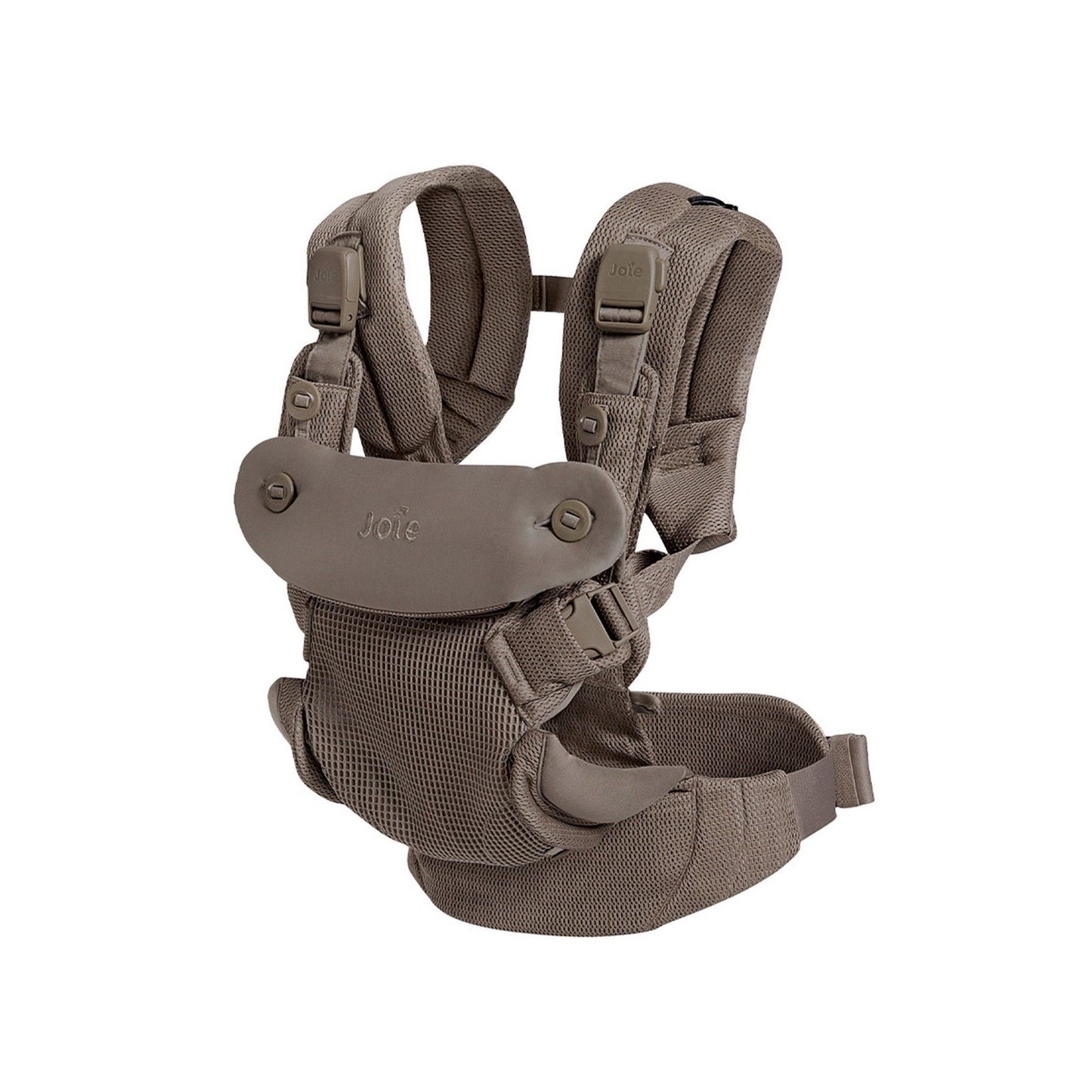 Joie Savvy Air Baby Carrier – Bisque | 4-in-1 Ergonomic Carry with Magnetic Buckles, Newborn Head Support & Breathable Cotton Fabric