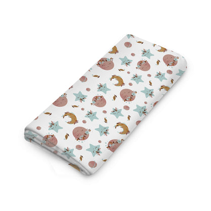 Muslin Swaddle [MS-009] [Smiley Buttons]