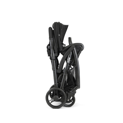 Joie EVALITE Duo Twin Baby Stroller - Stroller for Twins with Soft 5-Point Harness, 5 Recline Position, Pram for Twin Babies, Easy Foldable Swivel Wheels, One Touch Break System, Birth to 15 kg Shale