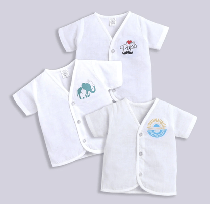 Polka TotsH/S Vest (Jabla) - PTHV-10076 - WHITE - 1-3 M