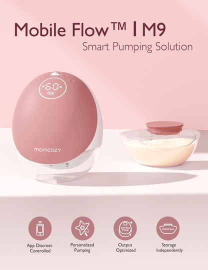 Momcozy Breast Pump M9 Single Cozy Red