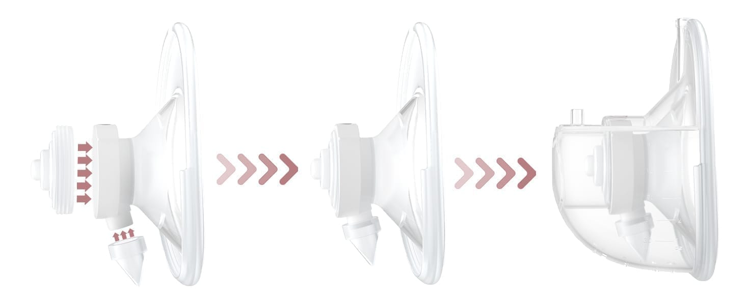 Momcozy Breastfeeding Access Duckbill Valve  for M5*4 Transparent