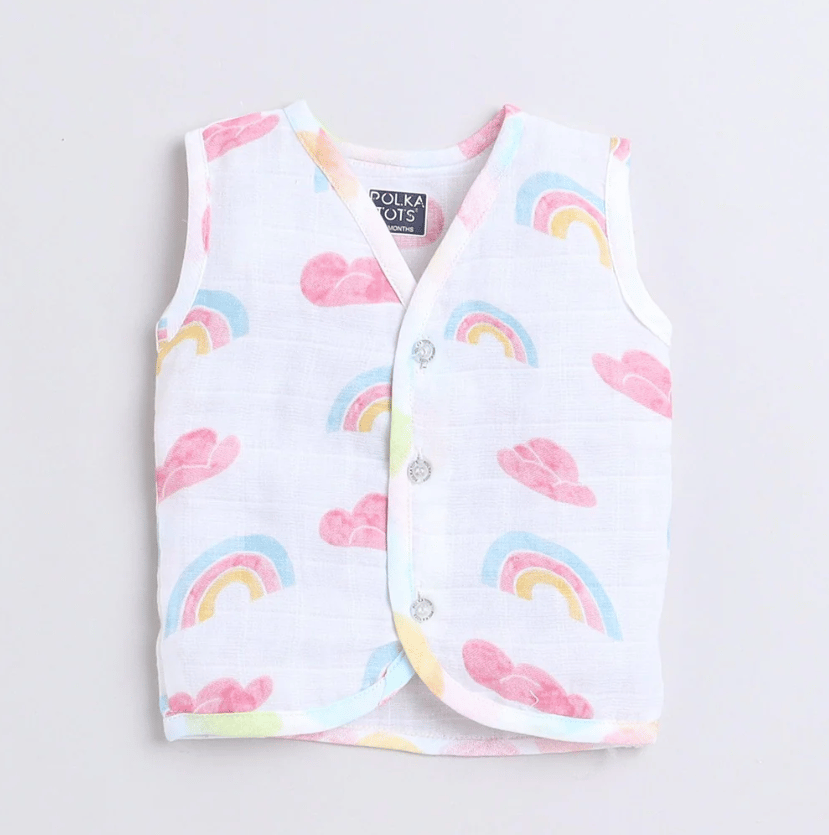 Polka TotsS/L Vest (Jabla) - PTSV-10068 - MULTICOLOR - NB