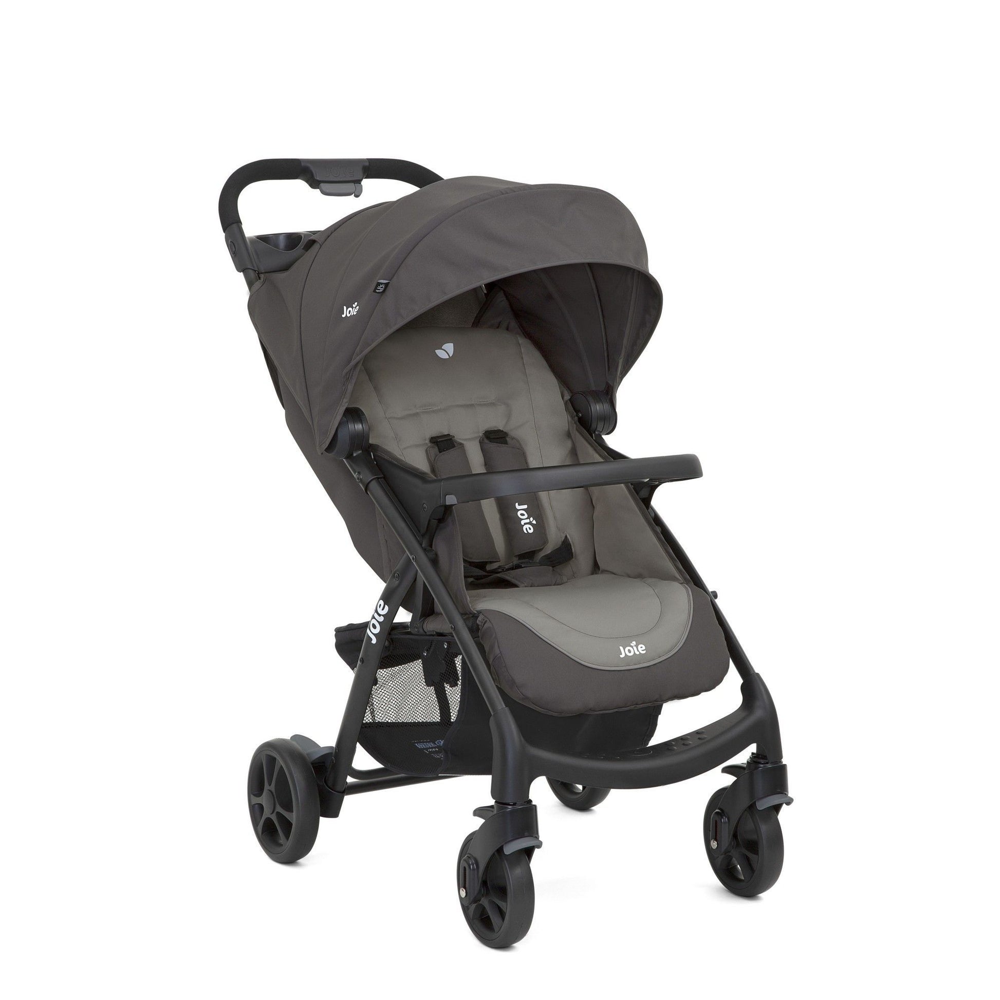 Joie muze lx Travel System, Includes juva Infant Carrier, SoftTouch 5-Point Harness, Lie-Flat Recline, UPF 50+ Canopy, All-Wheel Suspension, One Hand Fold Stroller, Usage from 0+ to 3 Years (15kg).
