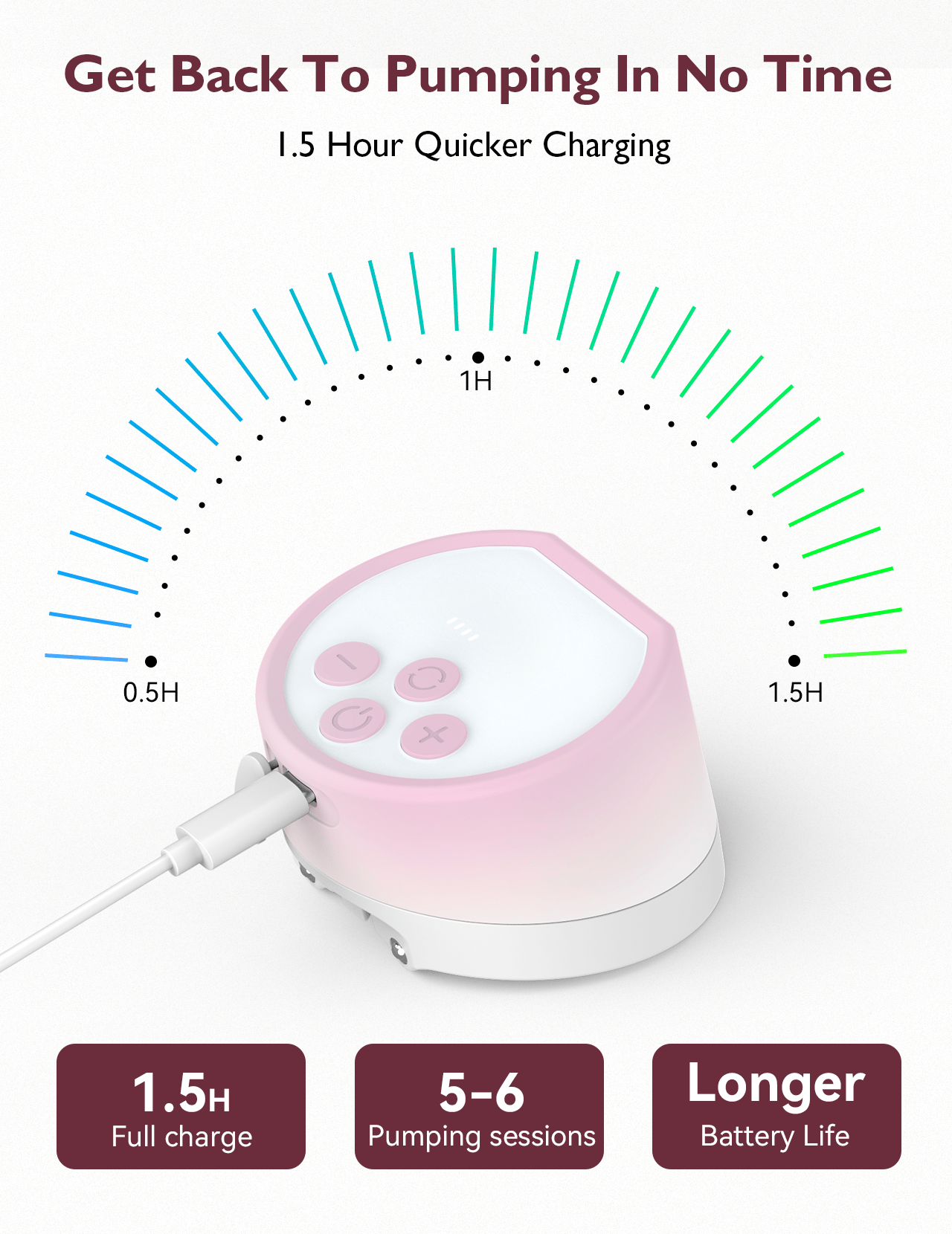 Breast Pump -S12 Pro Single-Pink