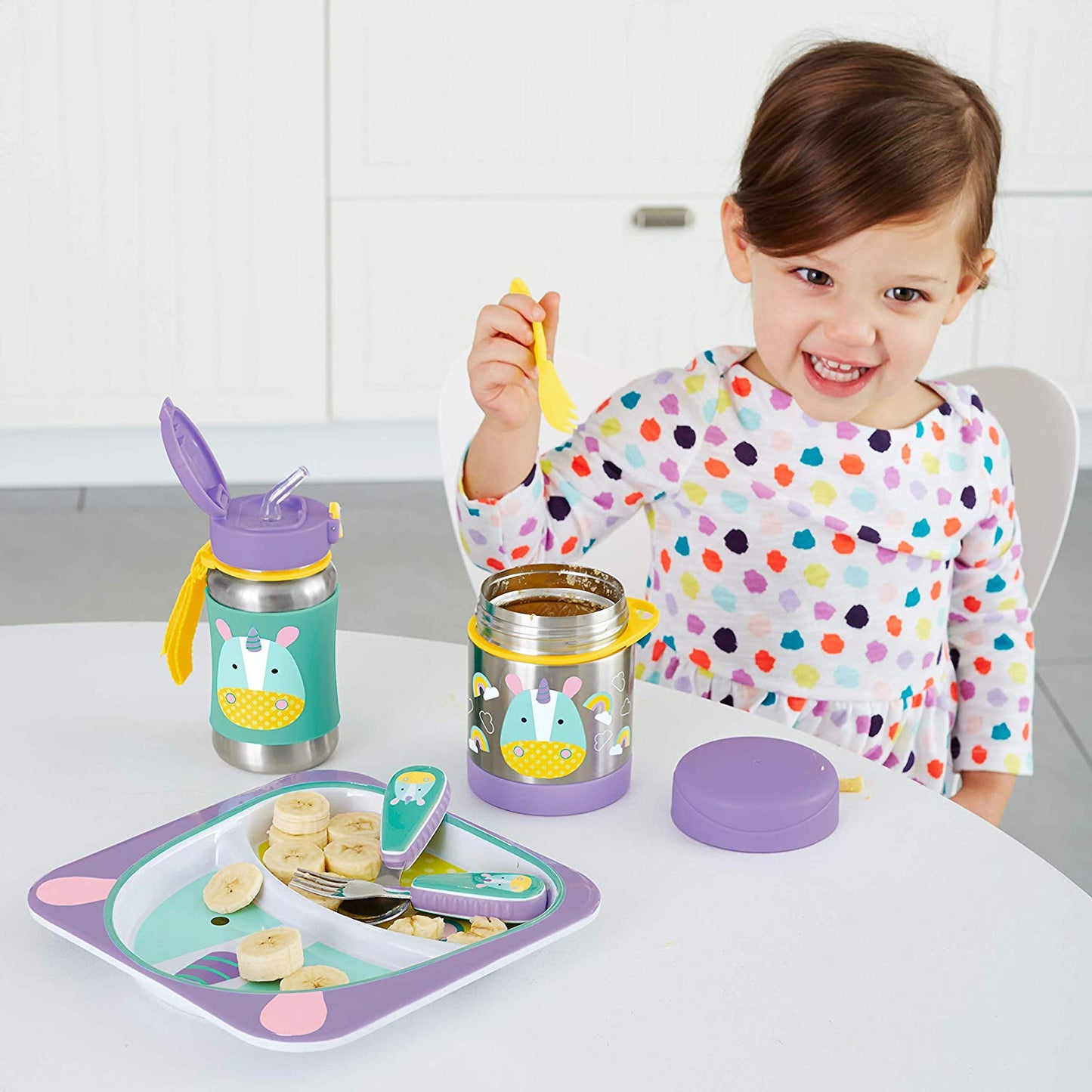 Skip Hop Zoo Utensils Fork & Spoon, 2 Count (Pack of 1) (252365)