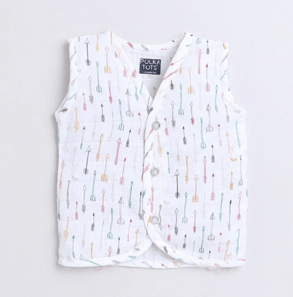 Polka TotsS/L Vest (Jabla) - PTSV-10067 - MULTICOLOR - 1-3 M