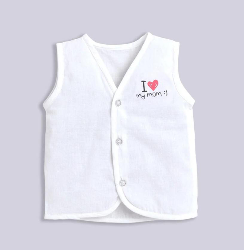 Polka TotsS/L Vest (Jabla) - PTSV-10075 - WHITE - NB