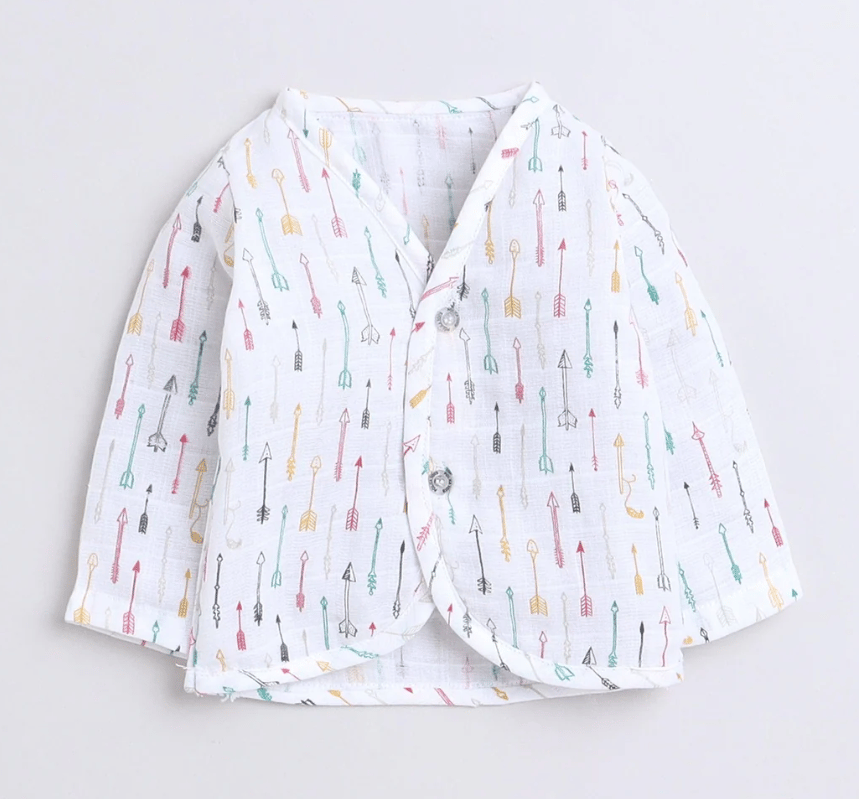 Polka Tots F/S Vest (Jabla) - PTFV-10086 - MULTICOLOR - NB