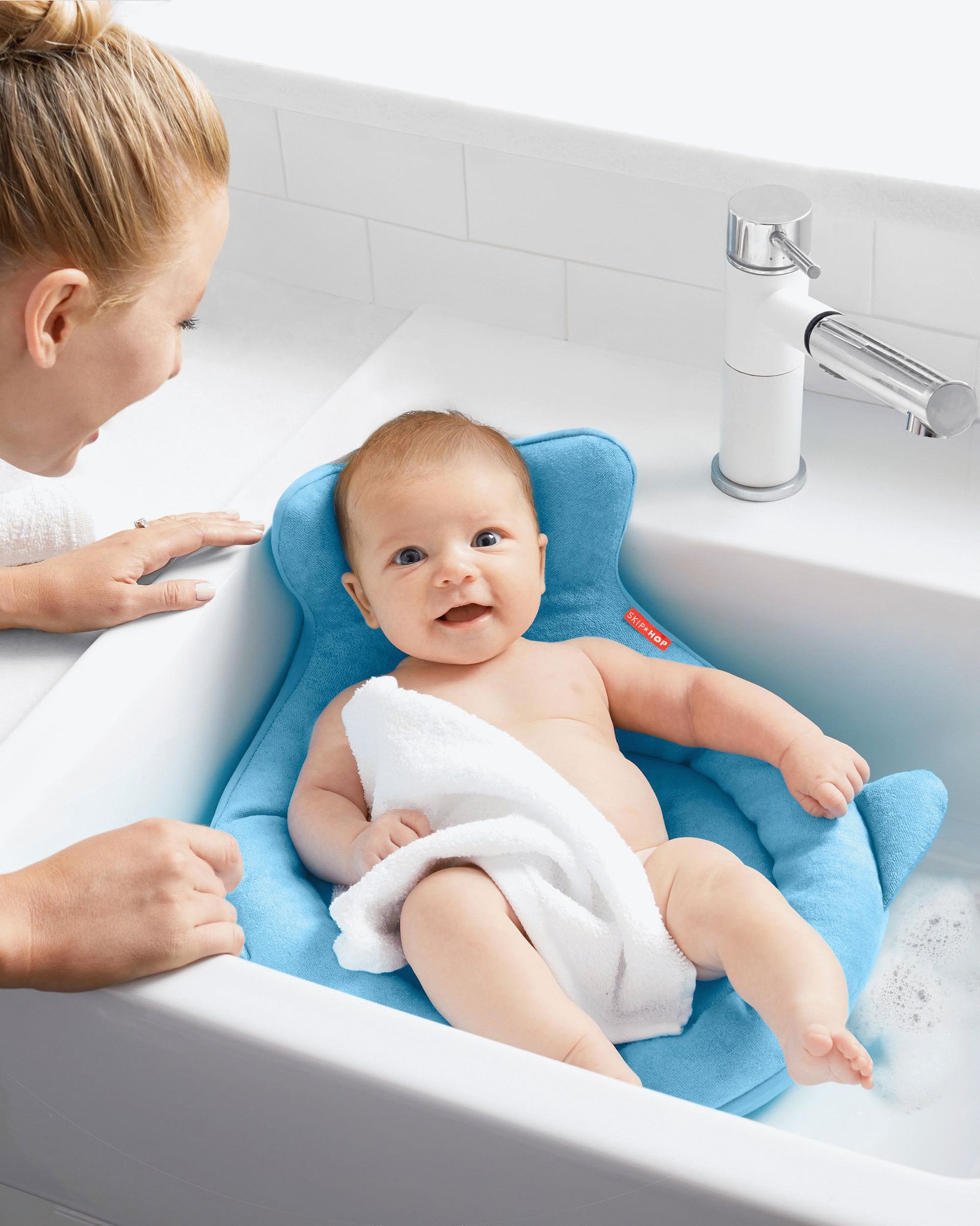 Skip Hop Moby Softspot Sink Bather, Blue (235110)