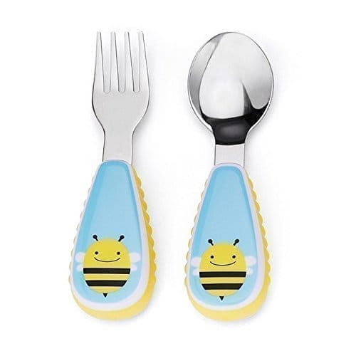 Skip Hop " Zoo Utensils Fork & Spoon Bee"