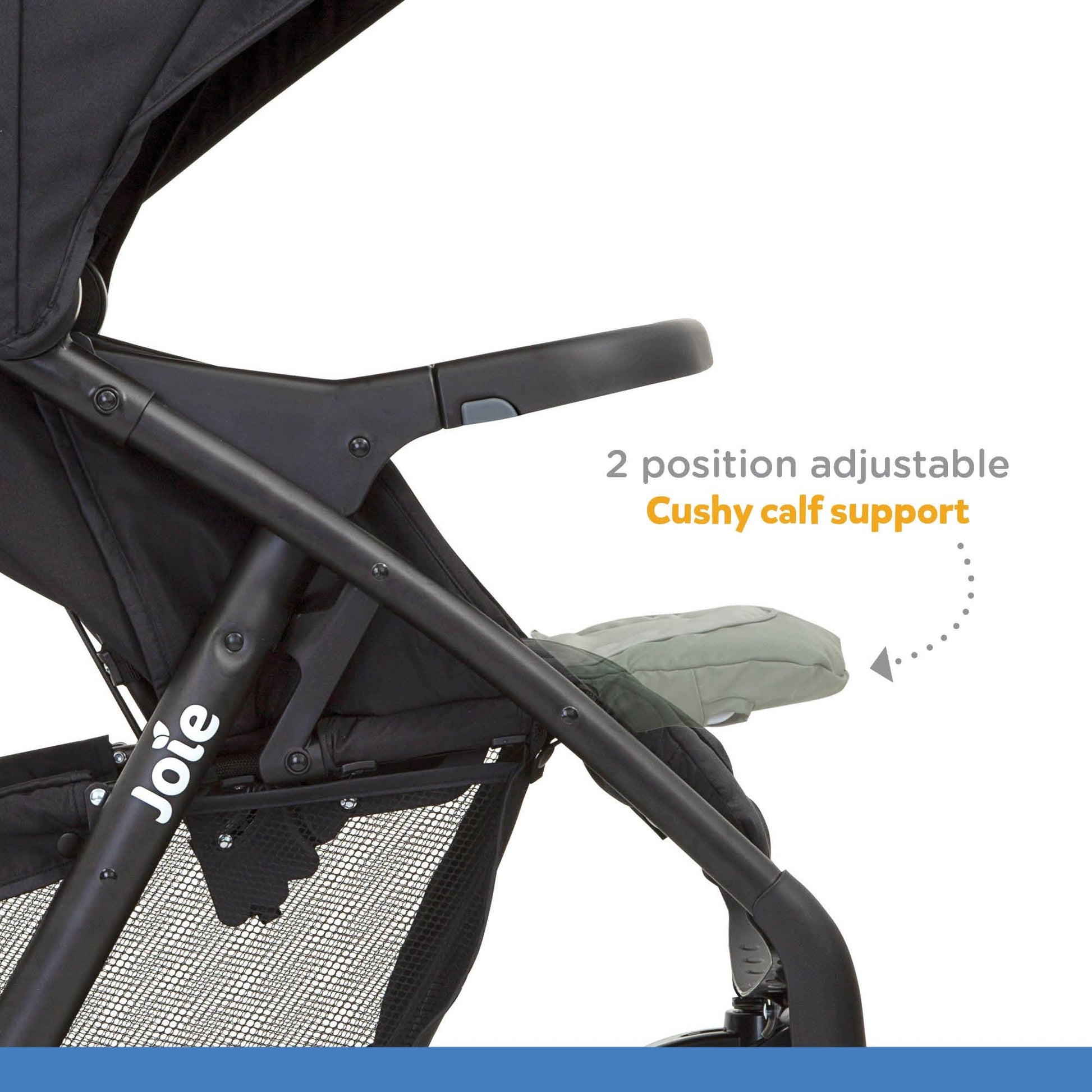 Joie Muze Full Featured Baby Stroller - Compact Fold Baby Pram with 5-Point Harness, Travel System Compatible, Lie-Flat Recline and Suitable for Birth to 15kg/(Birth - 36 Months)