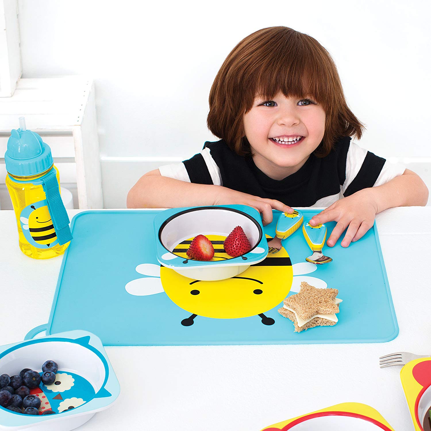Skip Hop " Zoo Utensils Fork & Spoon Bee"