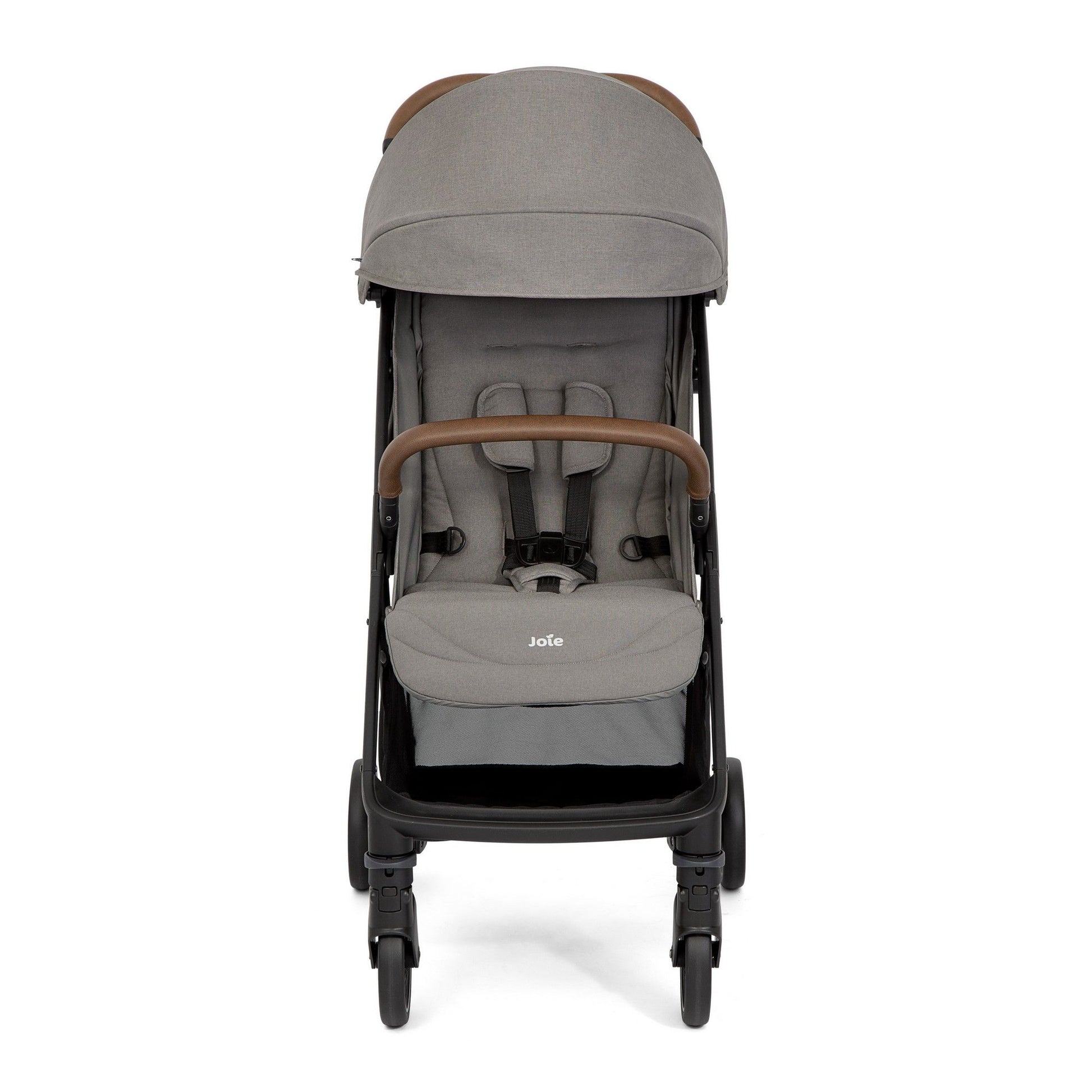 Joie Pact Pro Lightweight Compact Fold Stroller - Pram for Boys and Girls with Custom Recline, Front Swivel Wheels and UPF 50+ Canopy Stroller for Suitable from Birth to 22kg, Age 0 to 4 Years