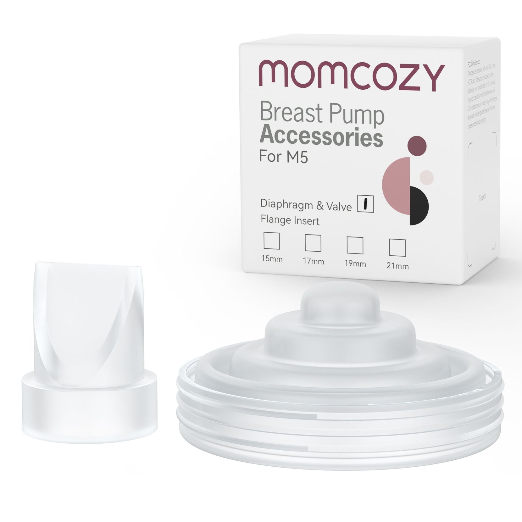 Momcozy Breastfeeding Access Duckbill Valve  for M5*4 Transparent
