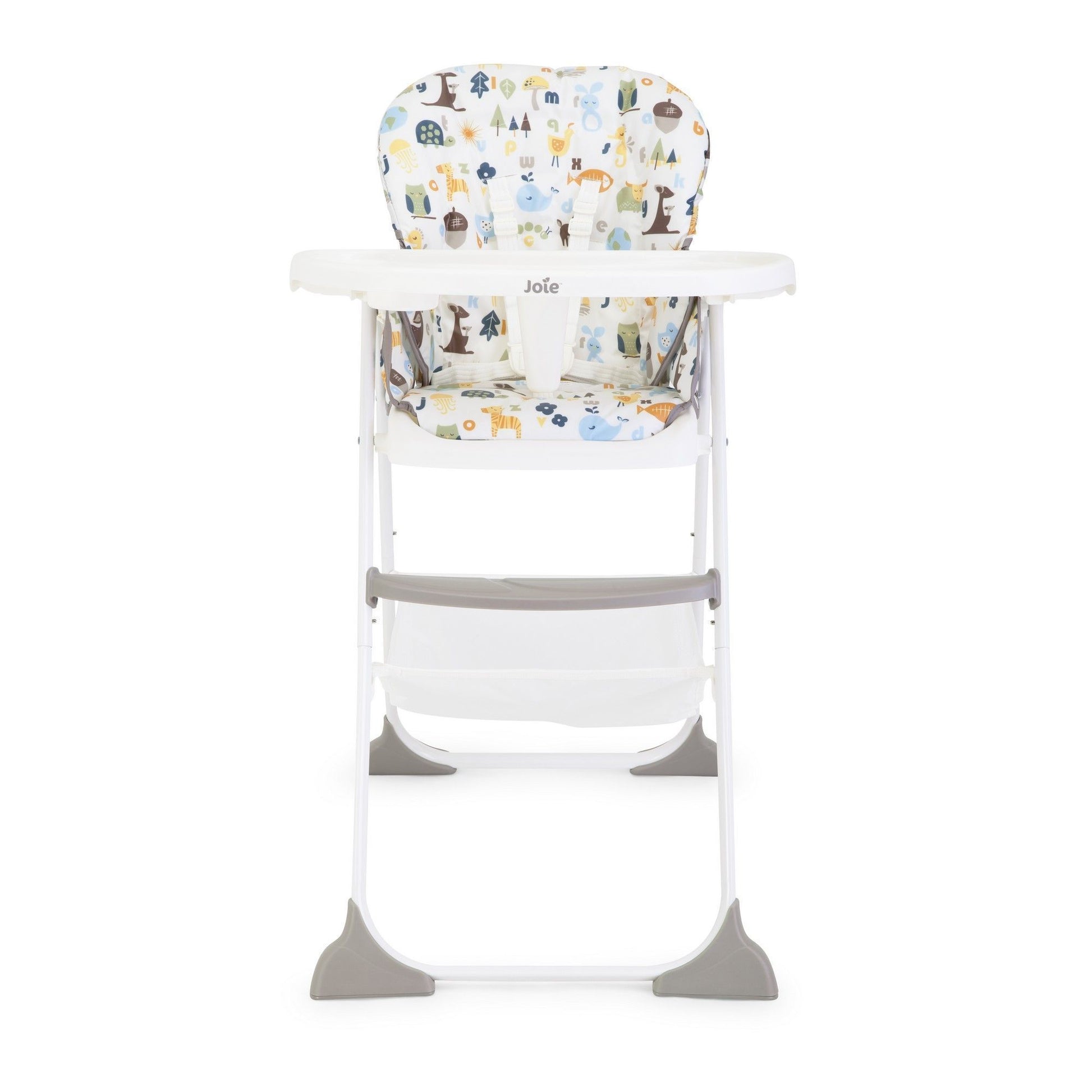 Joie Mimzy Snacker High Chair for Baby-Feeding Chair with A One-Hand Fold, 3-Position Seat Recline & 5-Point Harness System (6 Months to 15 Kg), Taupe