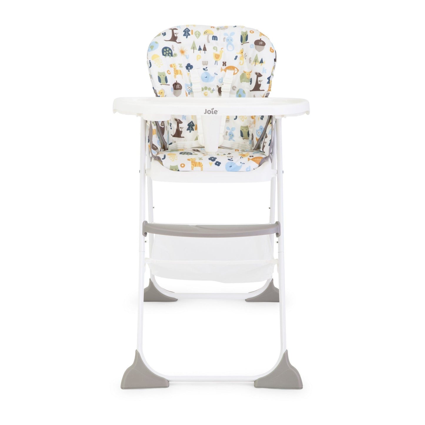 Joie Mimzy Snacker High Chair for Baby-Feeding Chair with A One-Hand Fold, 3-Position Seat Recline & 5-Point Harness System (6 Months to 15 Kg), Taupe