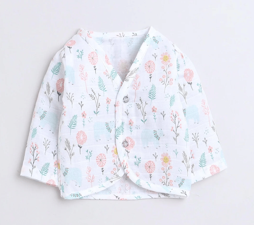Polka Tots F/S Vest (Jabla) - PTFV-10086 - MULTICOLOR - NB