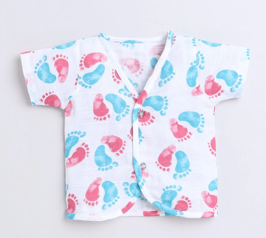 Polka Tots H/S Vest (Jabla) - PTHV-10084 - MULTICOLOR - 1-3 M