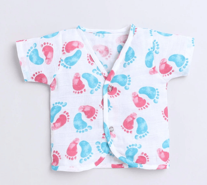 Polka Tots H/S Vest (Jabla) - PTHV-10084 - MULTICOLOR - 1-3 M