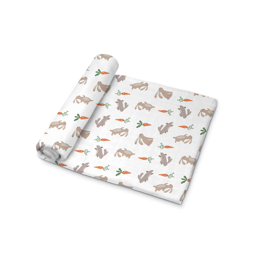 Muslin Swaddle [MS-005] [Smiley Buttons]