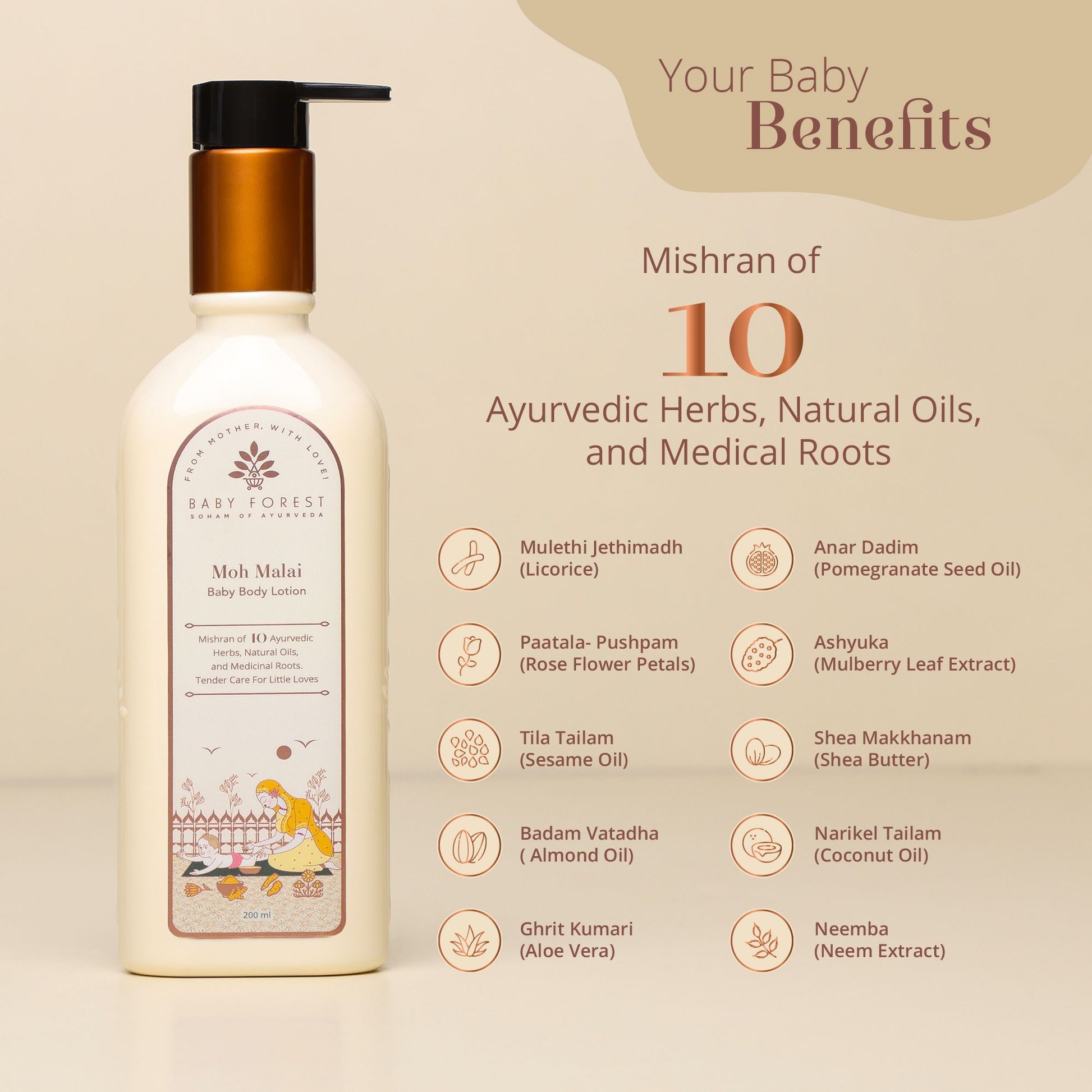 Moh Malai Baby Body Lotion