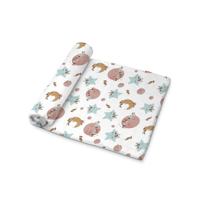 Muslin Swaddle [MS-009] [Smiley Buttons]