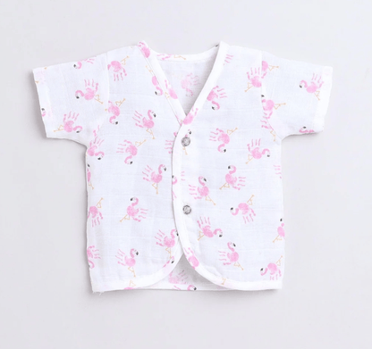 Polka Tots H/S Vest (Jabla) - PTHV-10083 - MULTICOLOR - 1-3 M