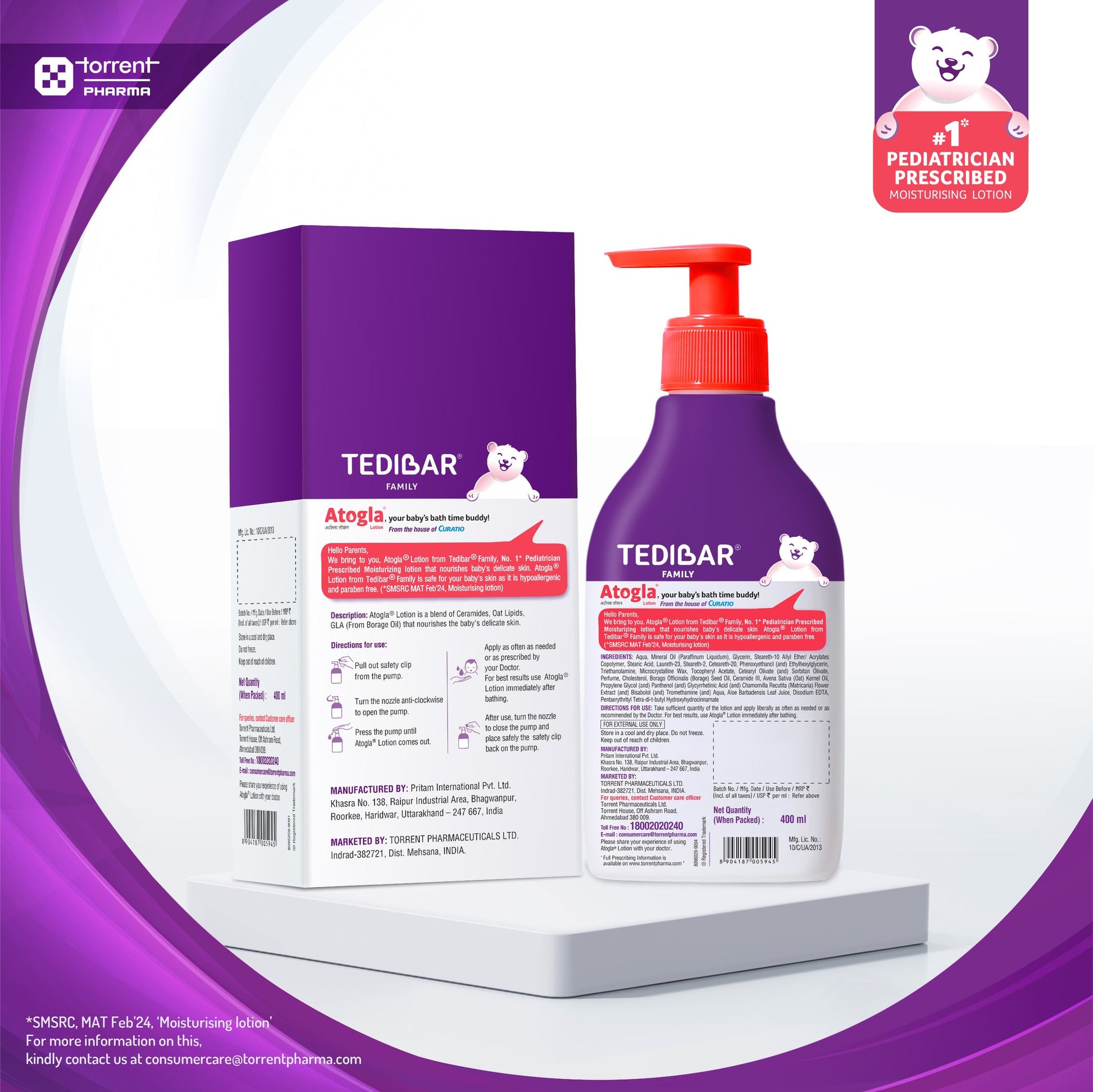 Atogla Baby Lotion 400ml