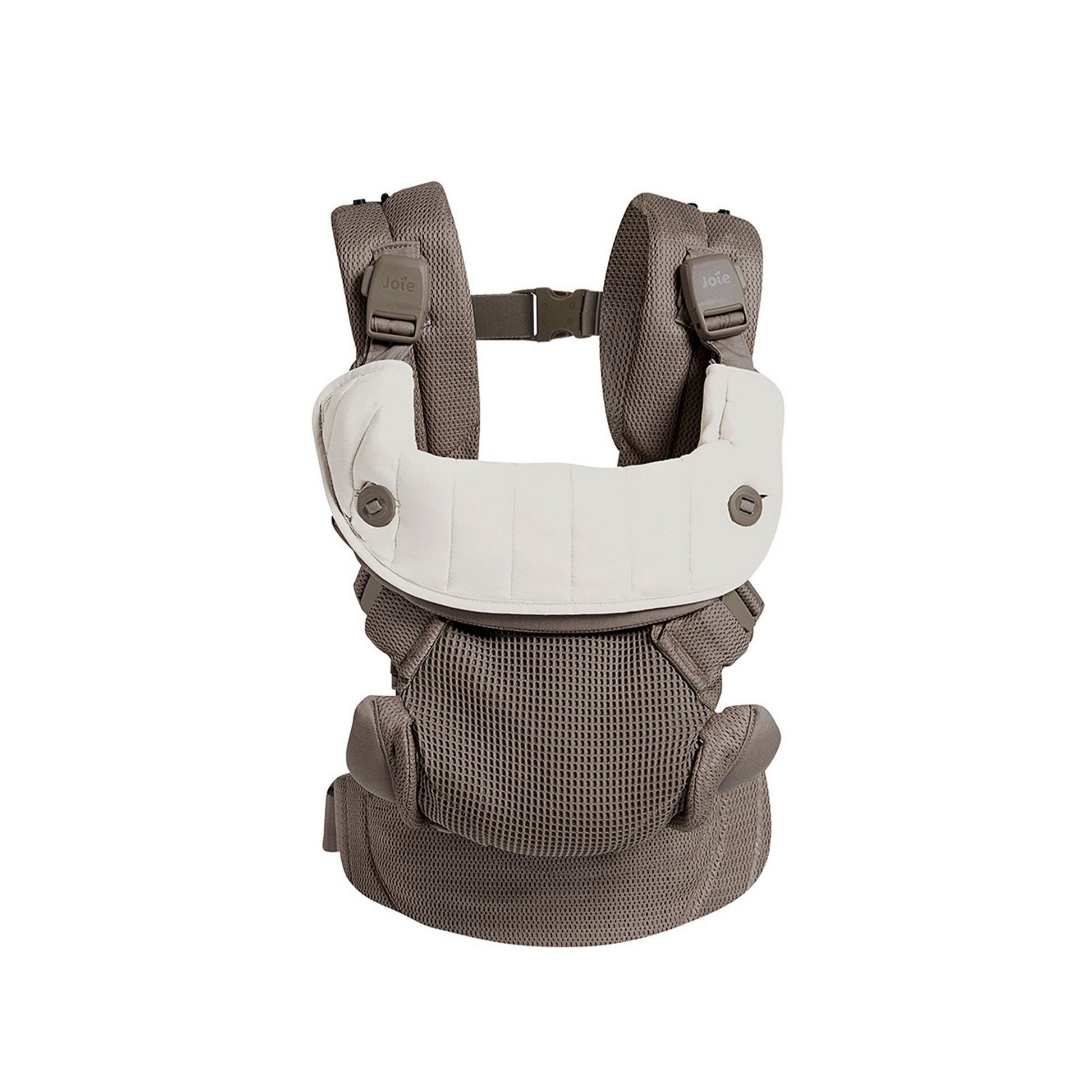 Joie Savvy Air Baby Carrier – Bisque | 4-in-1 Ergonomic Carry with Magnetic Buckles, Newborn Head Support & Breathable Cotton Fabric