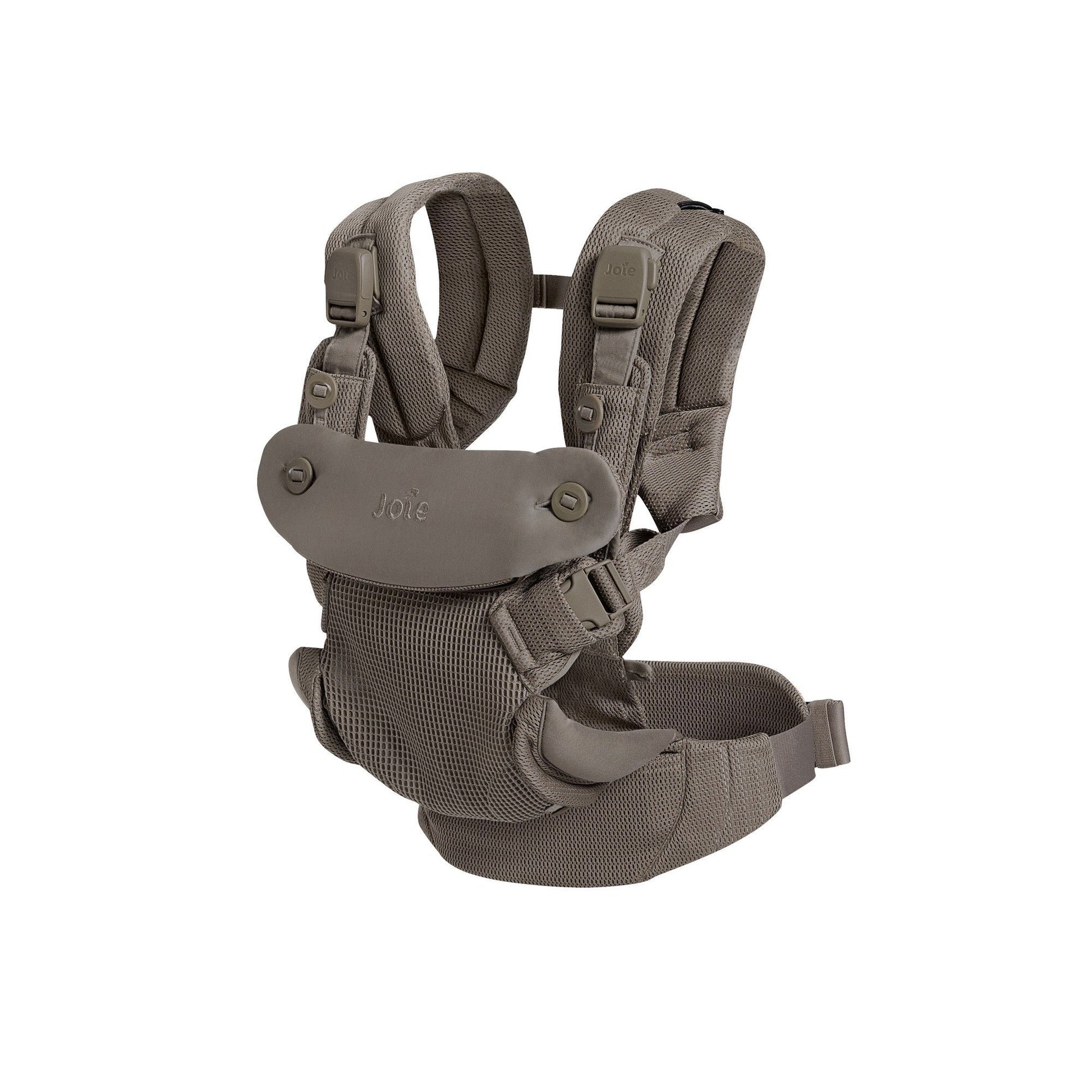 Joie Savvy Air Baby Carrier – Bisque | 4-in-1 Ergonomic Carry with Magnetic Buckles, Newborn Head Support & Breathable Cotton Fabric