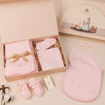 Komal Aavran Baby Swaddles Baby Pink