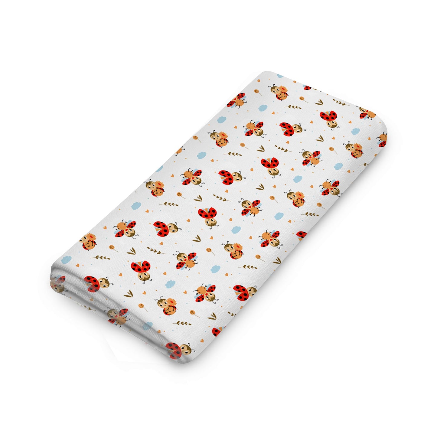 Muslin Swaddle [MS-012] [Smiley Buttons]