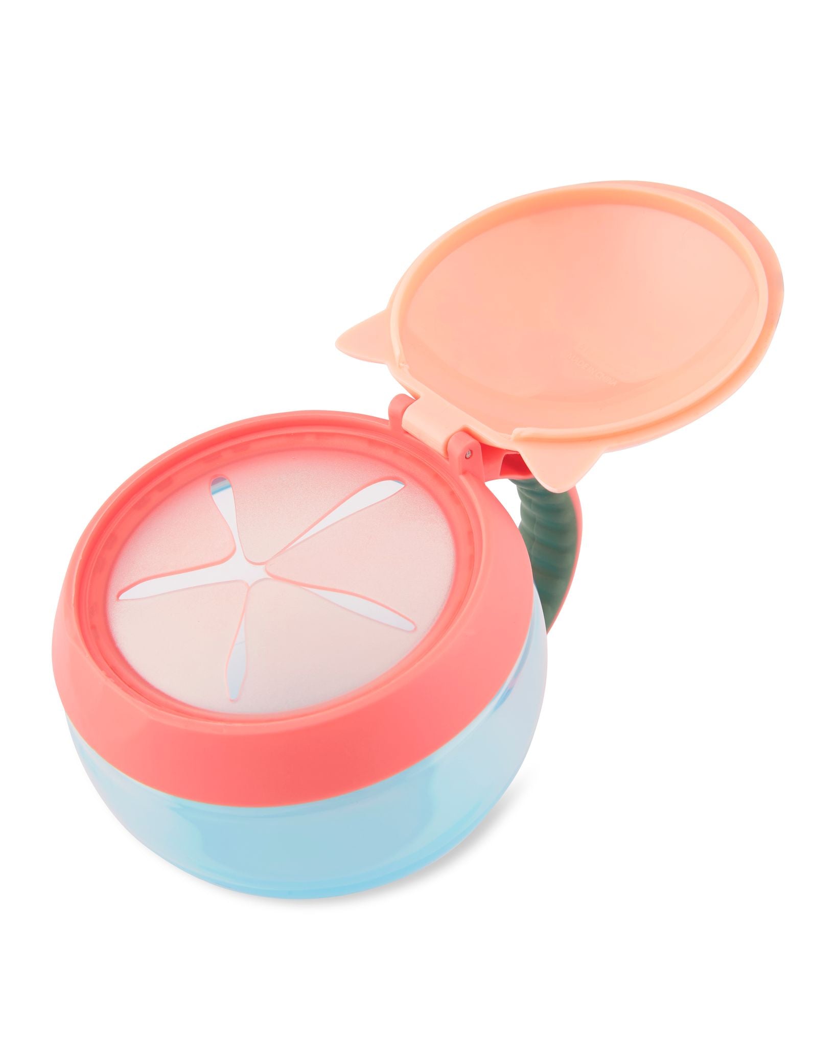 Skip Hop Zoo Snack Cup - Cat; Bpa-Free, PVC-Free & Phthalate-Free with Capacity (222 Ml), Yellow